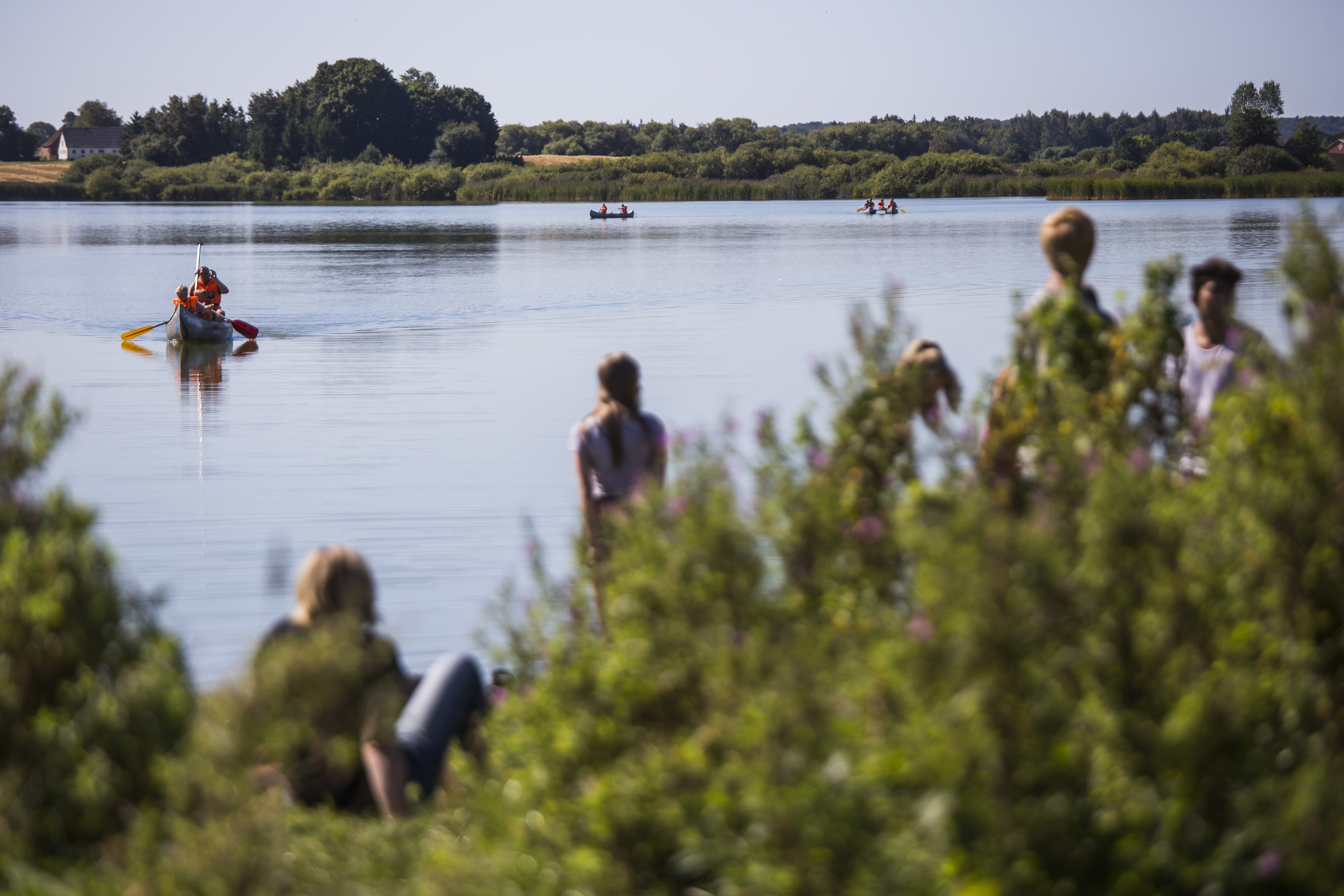 Kanoer på Susåen i Næstved