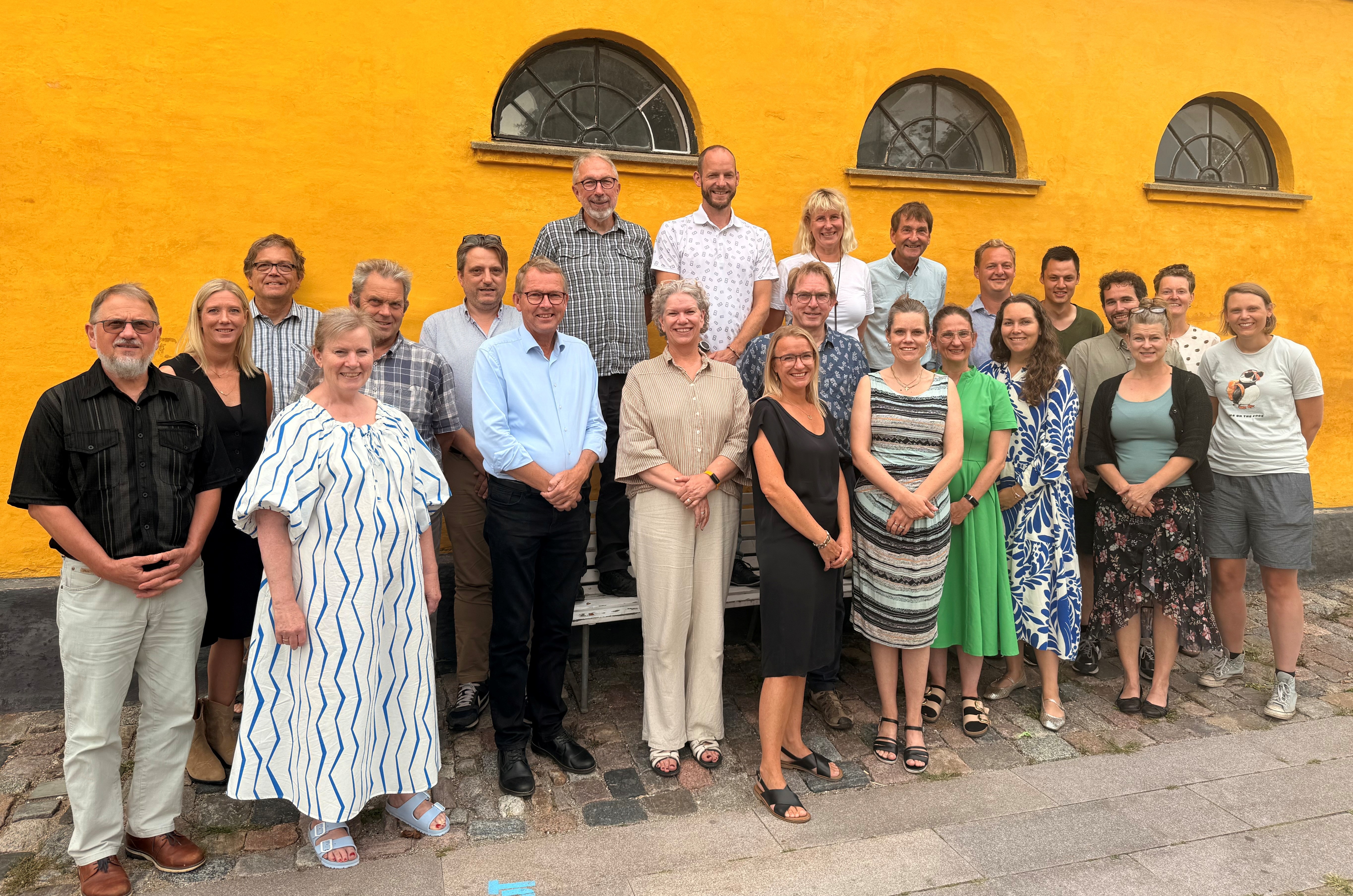 Medlemmerne af Lokal Trepart Smålandsfarvandet samlet til møde torsdag den 14. august 2025.