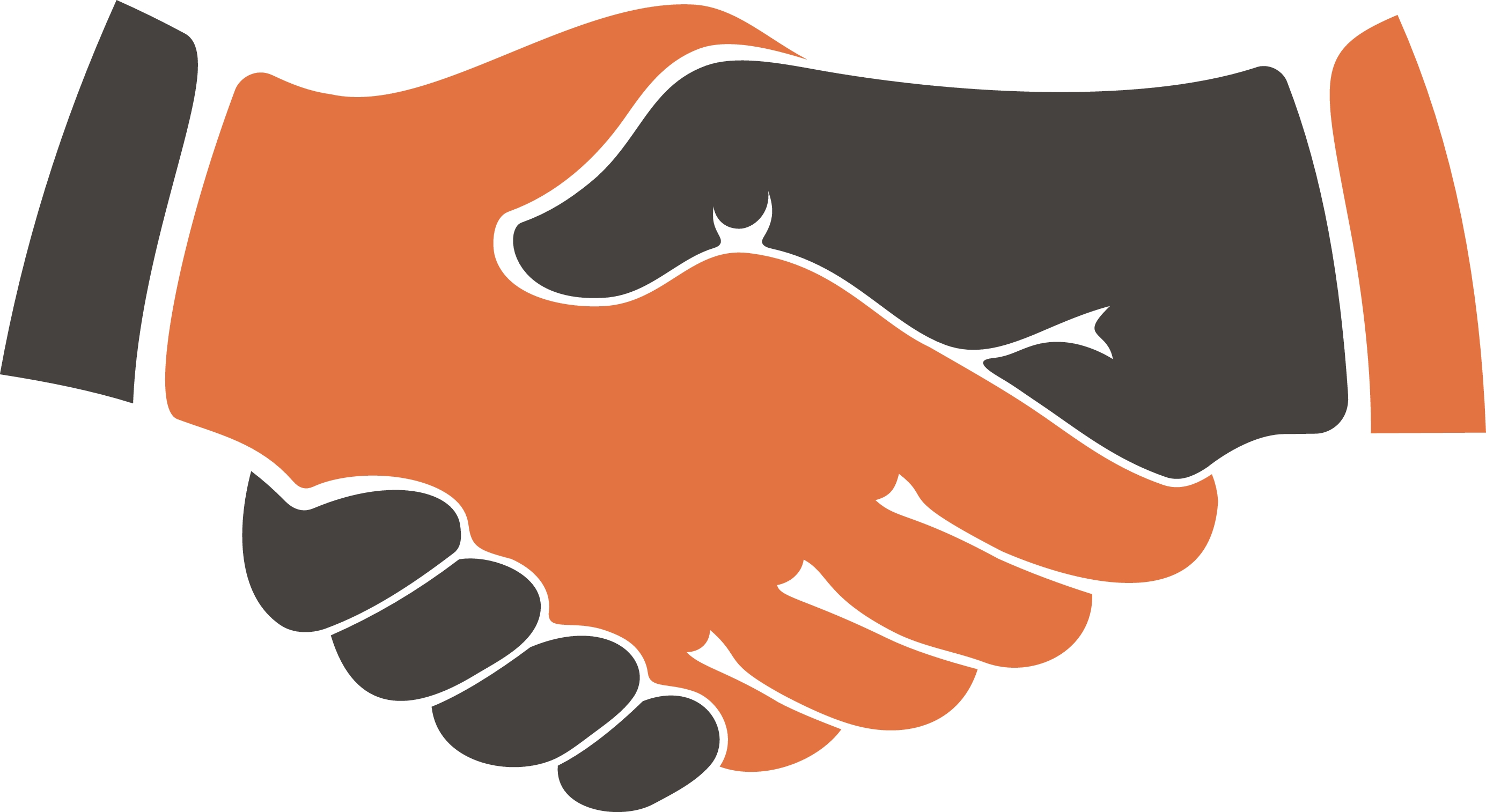 To hænder giver hånd