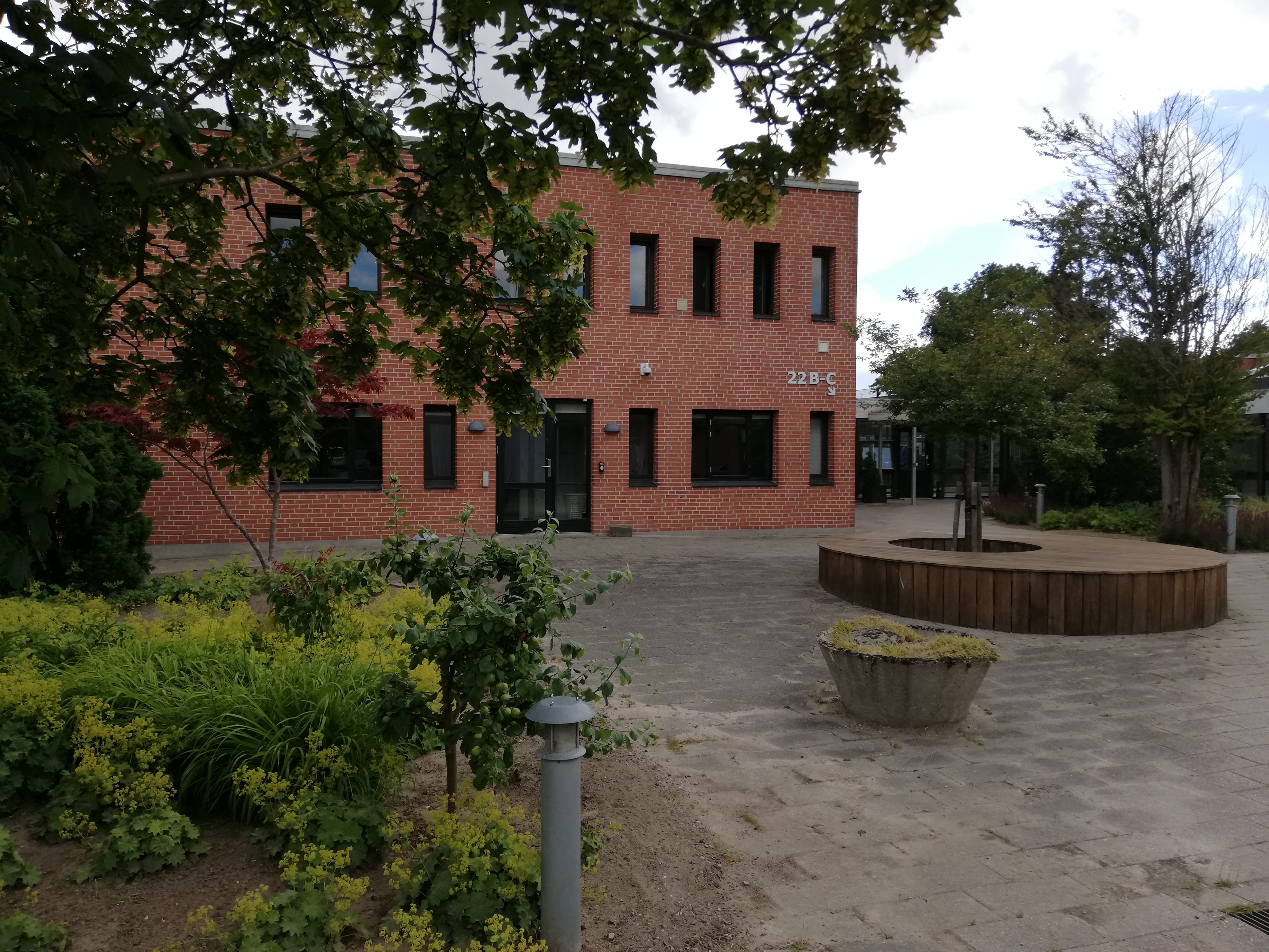 Billede af natherbergets bygning på Marskvej