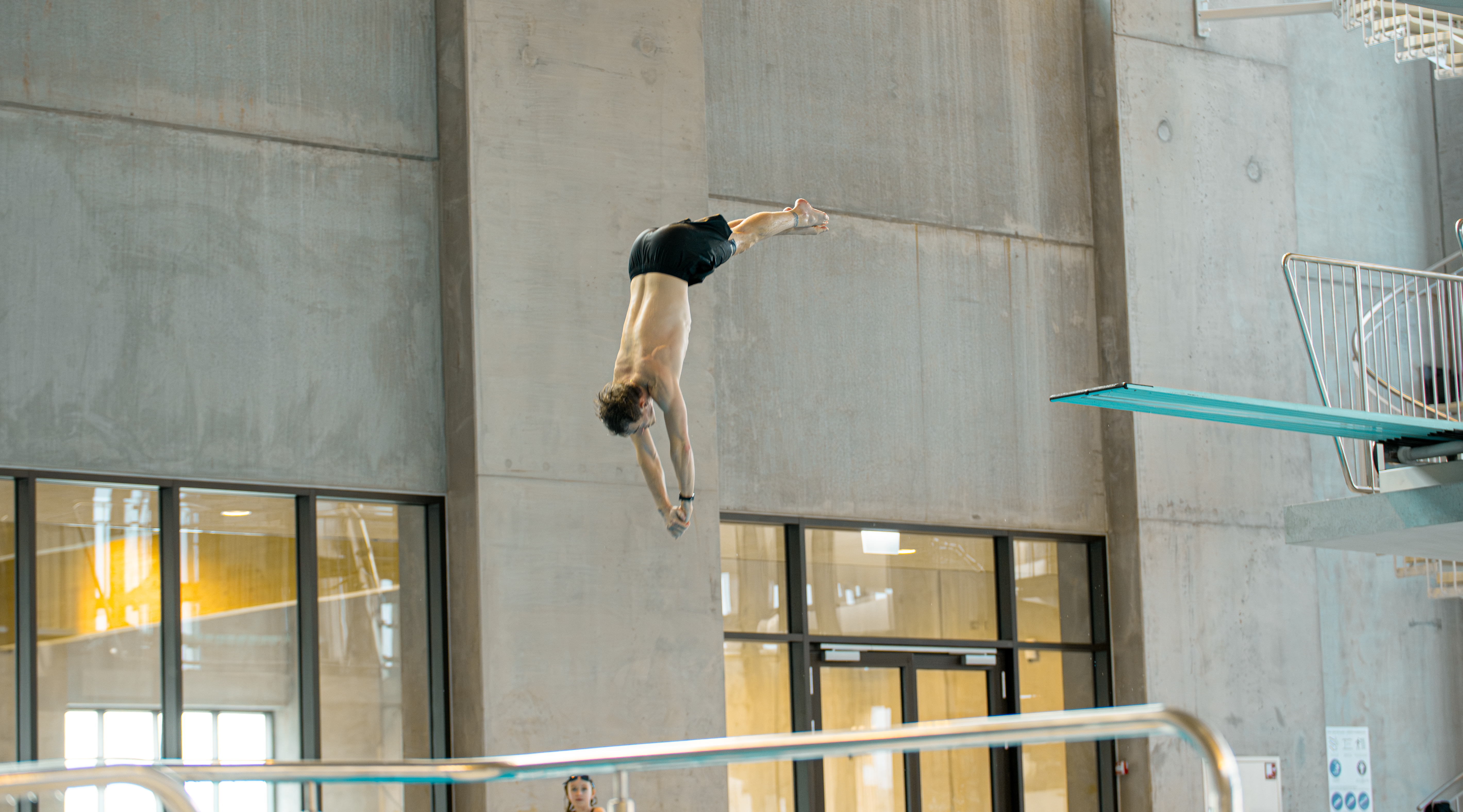 Vippespring med person 5