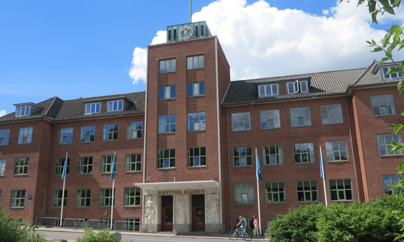 Næstved Rådhus. Foto: Næstved Kommune
