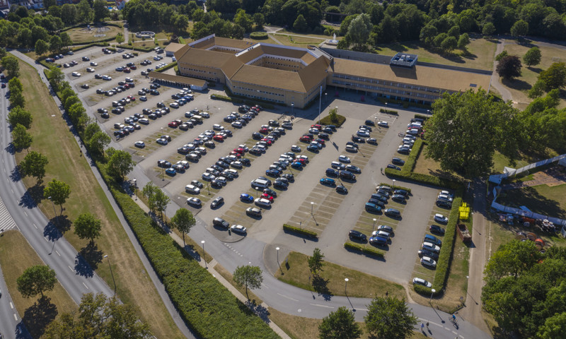 Dronebillede af Rådmandshaven 
