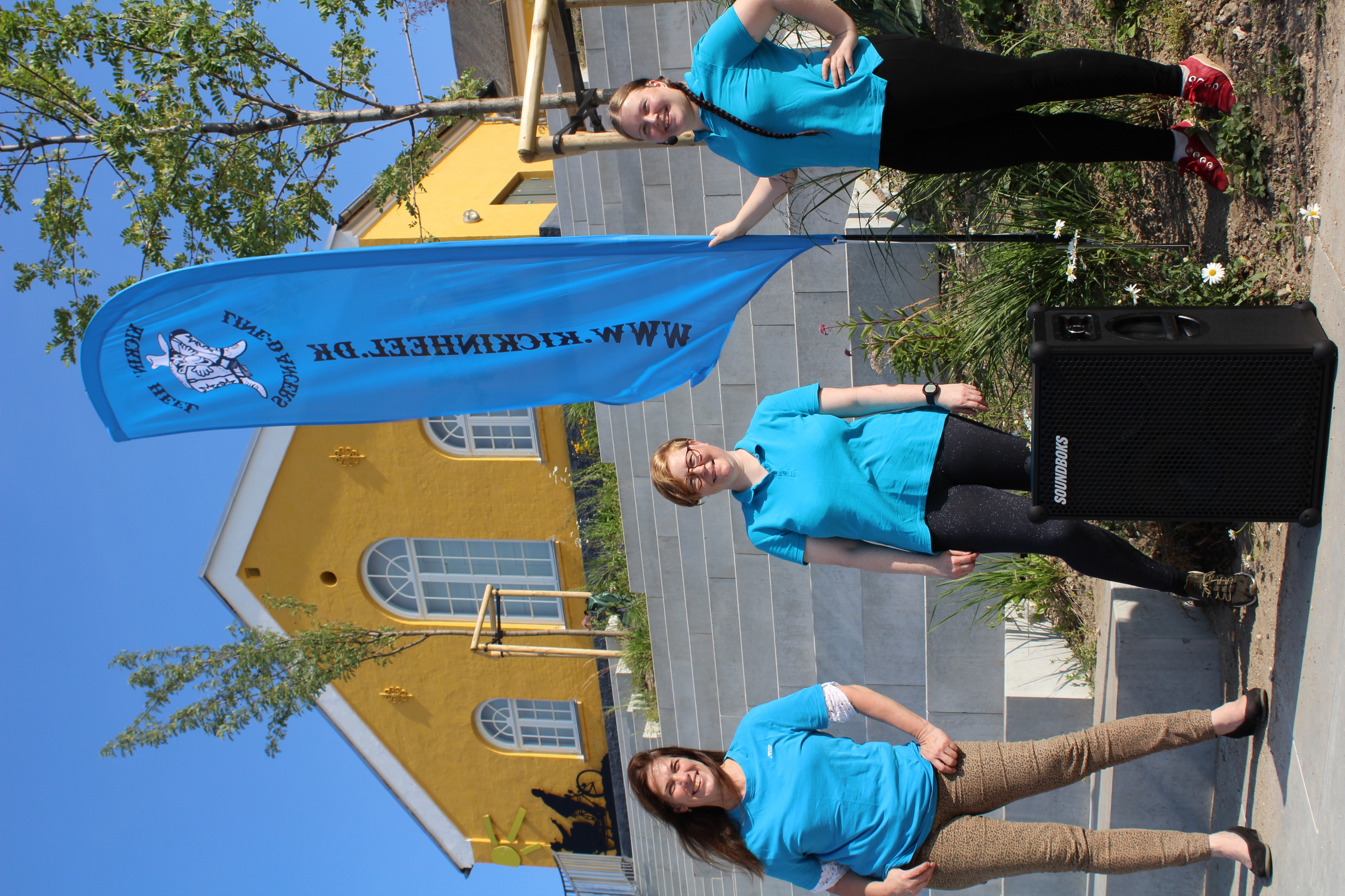 Billede af medlemmer fra foreningen Kickin’ Heel Line-dancers
