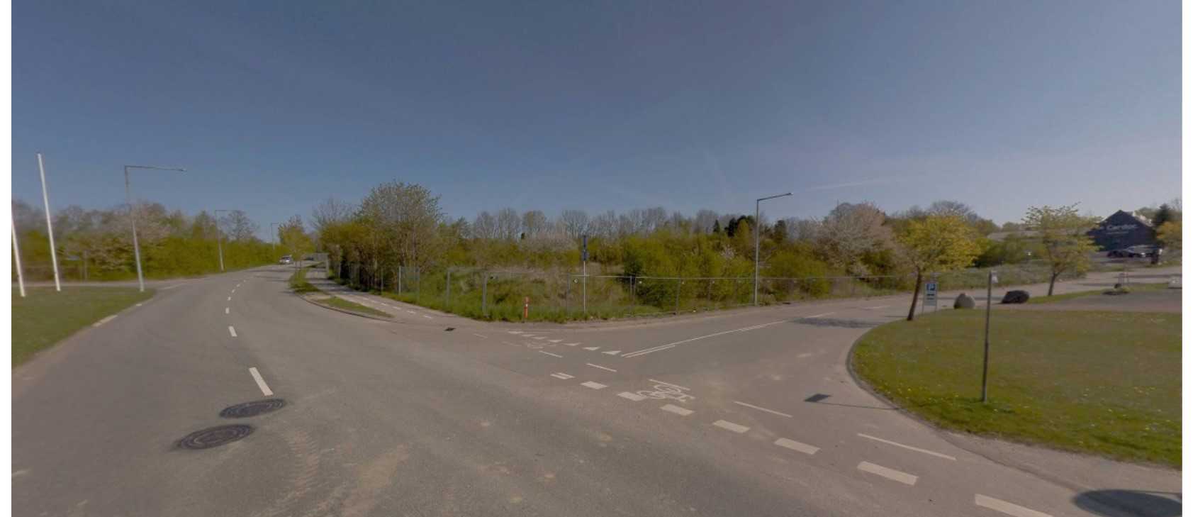 Billede af Smedevænget 32 i Næstved set fra Industrivangen