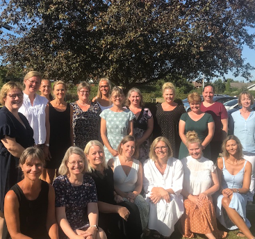 Fælles billede af Næstved Kommunes sundhedsplejersker