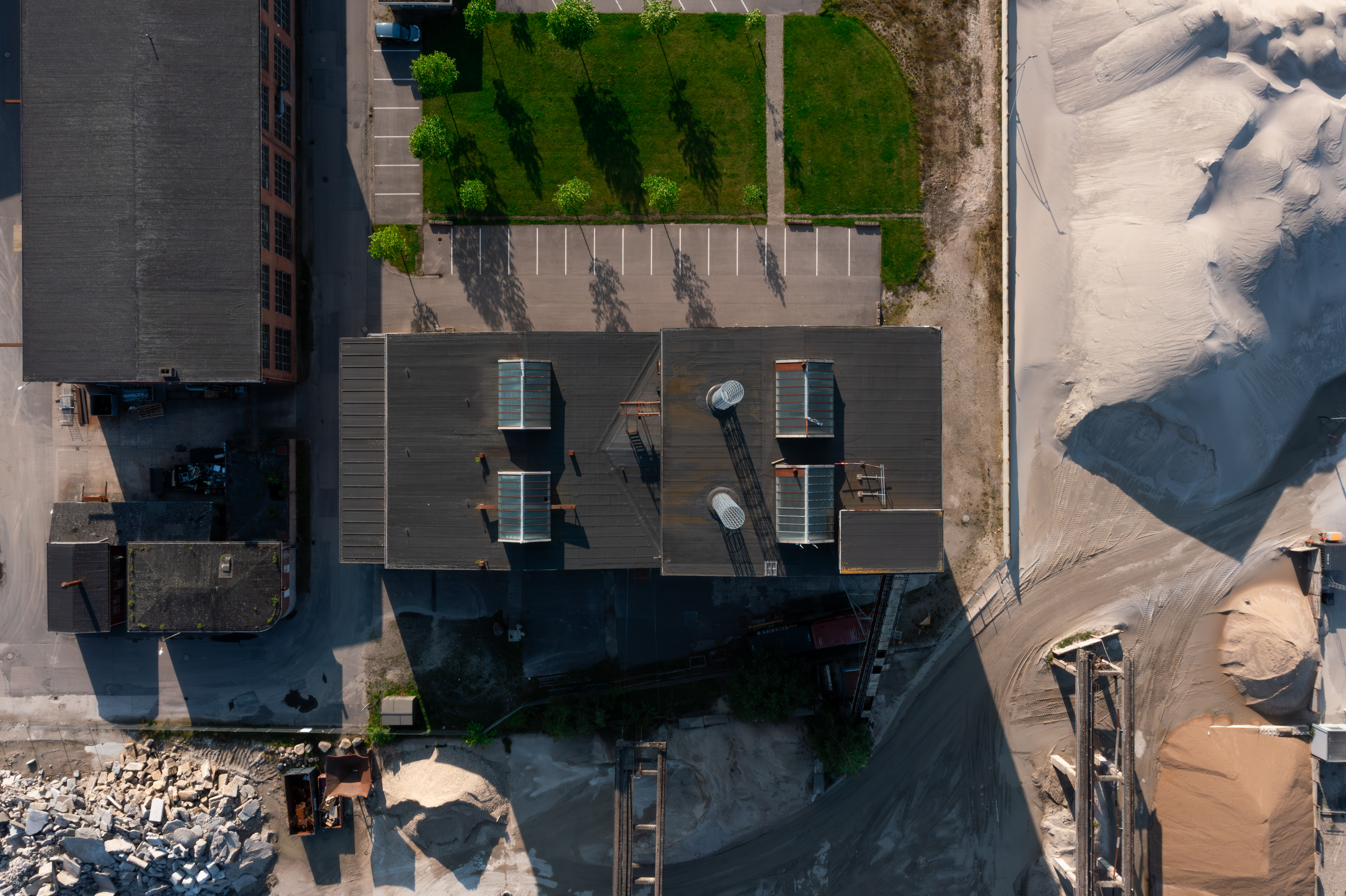 Fugleperspektiv af Maglemølle