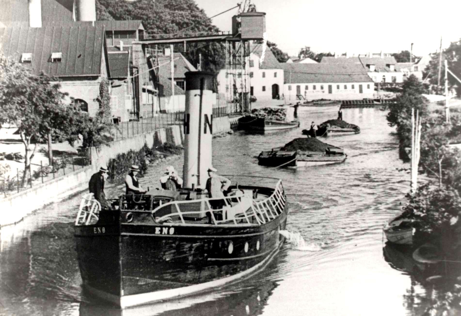 Pramme i Næstved havn