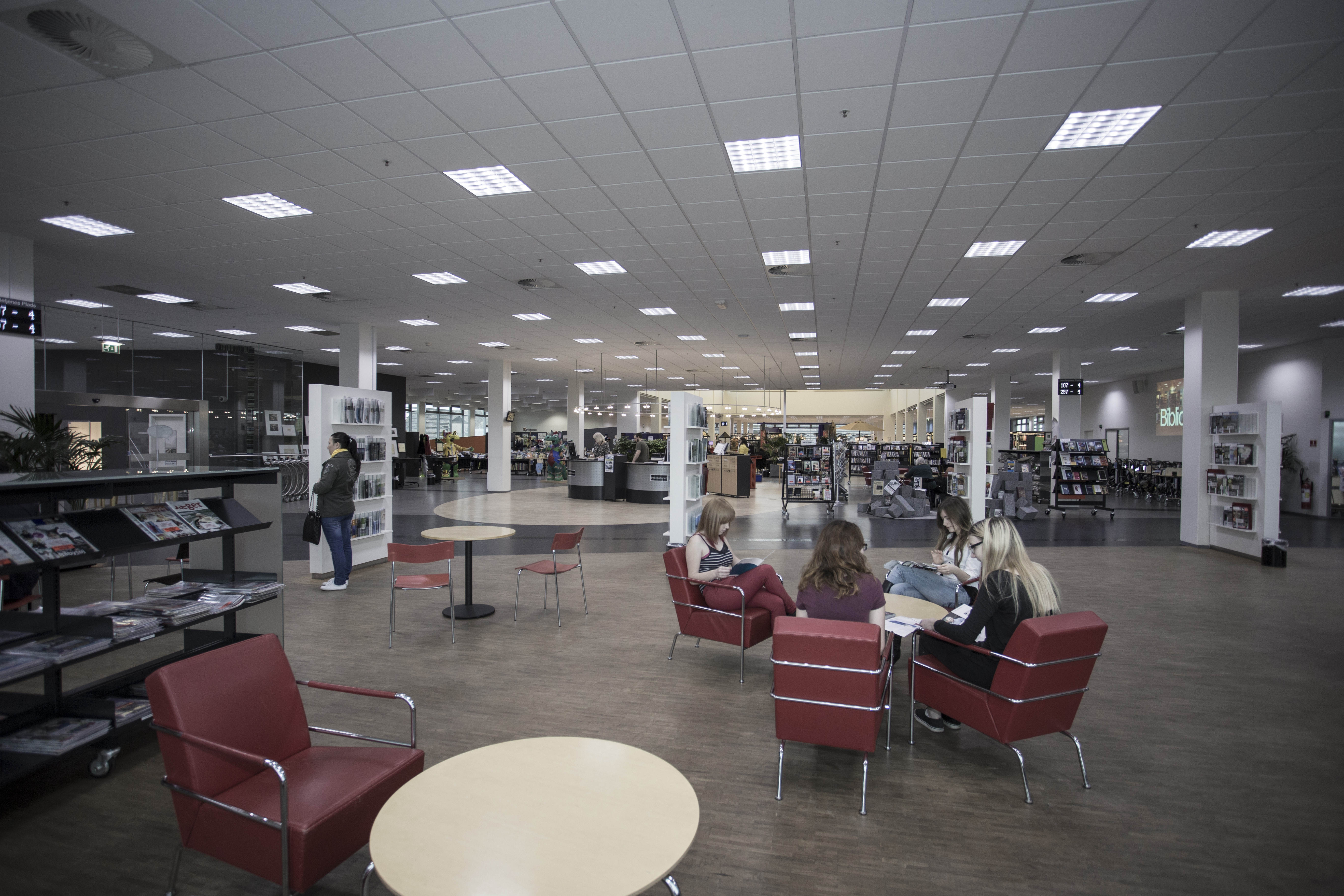 Området omkring borgerserviceskranken i Næstved Kommune