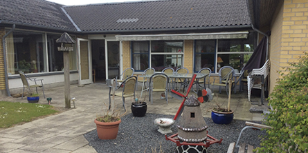 Fælles gårdhave på Margrethehaven