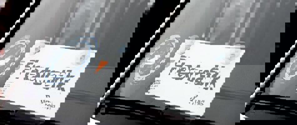 Flextrafik logo i bilrude