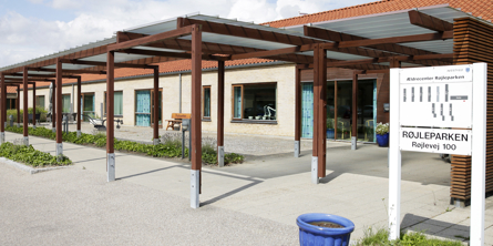 Indgangsparti i Røjleparken