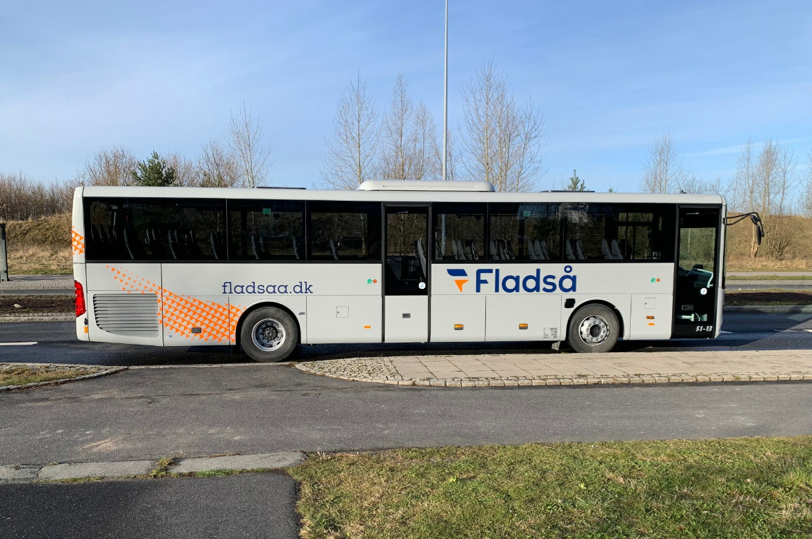 Billede af en Kommunebus
